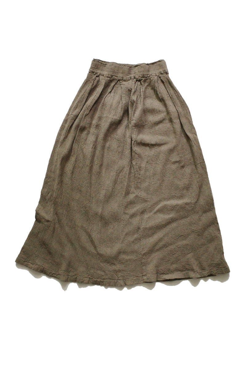 huichung - crinkle cotton skirt