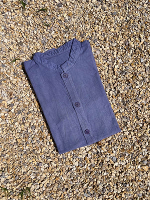 huichung - linen button down shirt /small