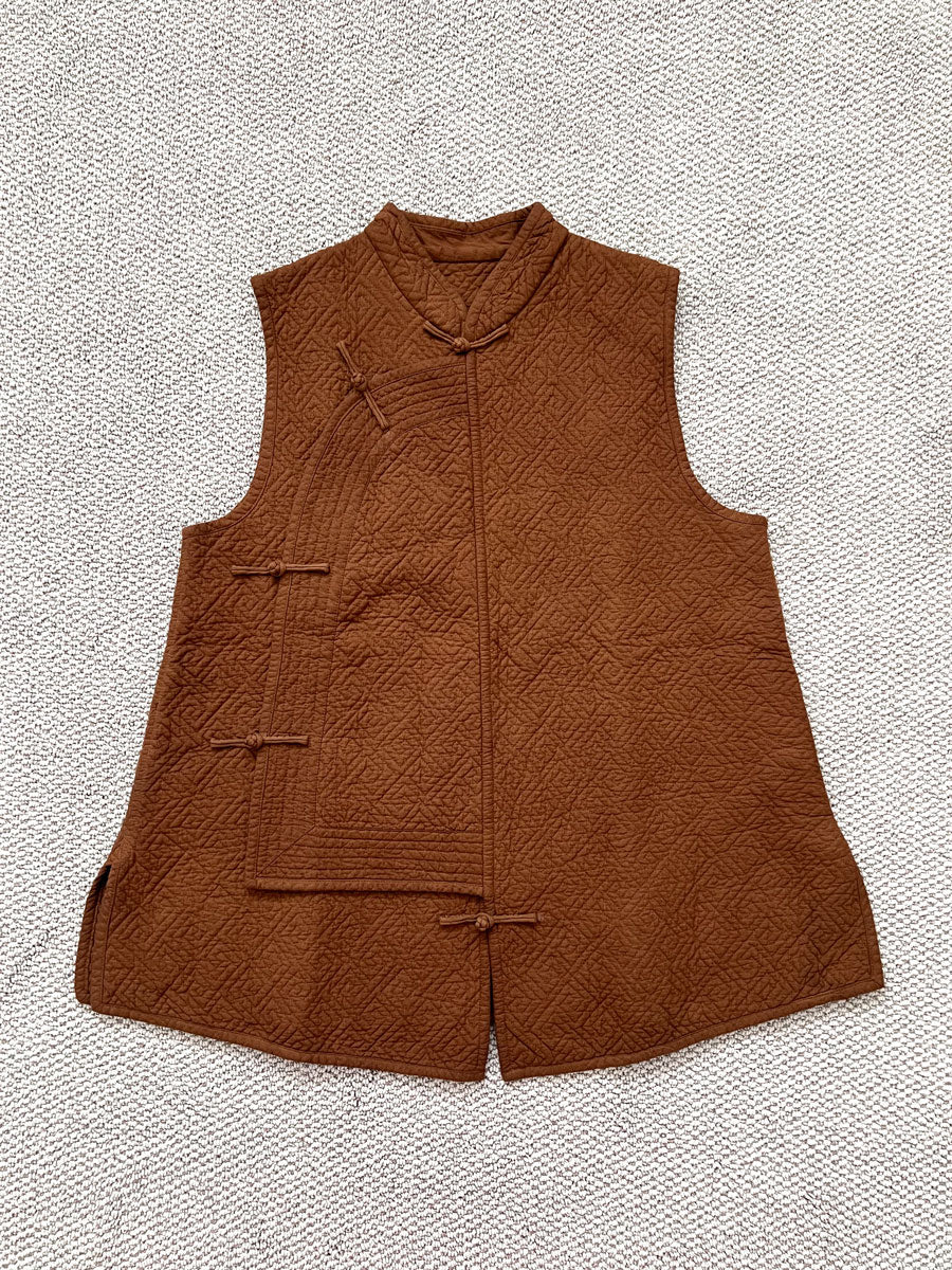 huichung - embroidered long vest