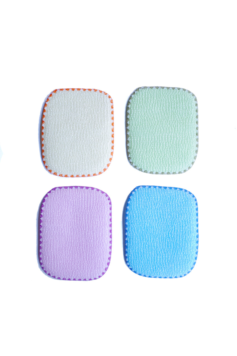 colored scouring pads