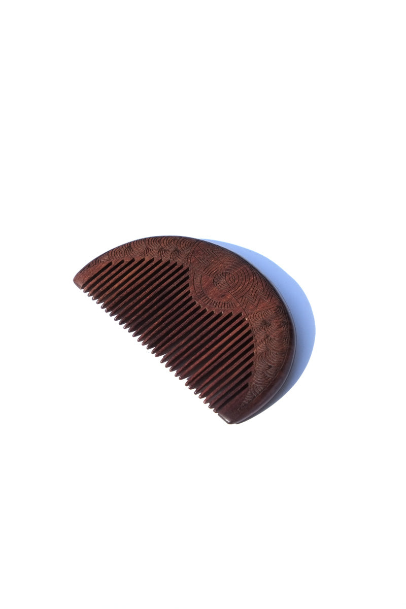 comb - walnut curve