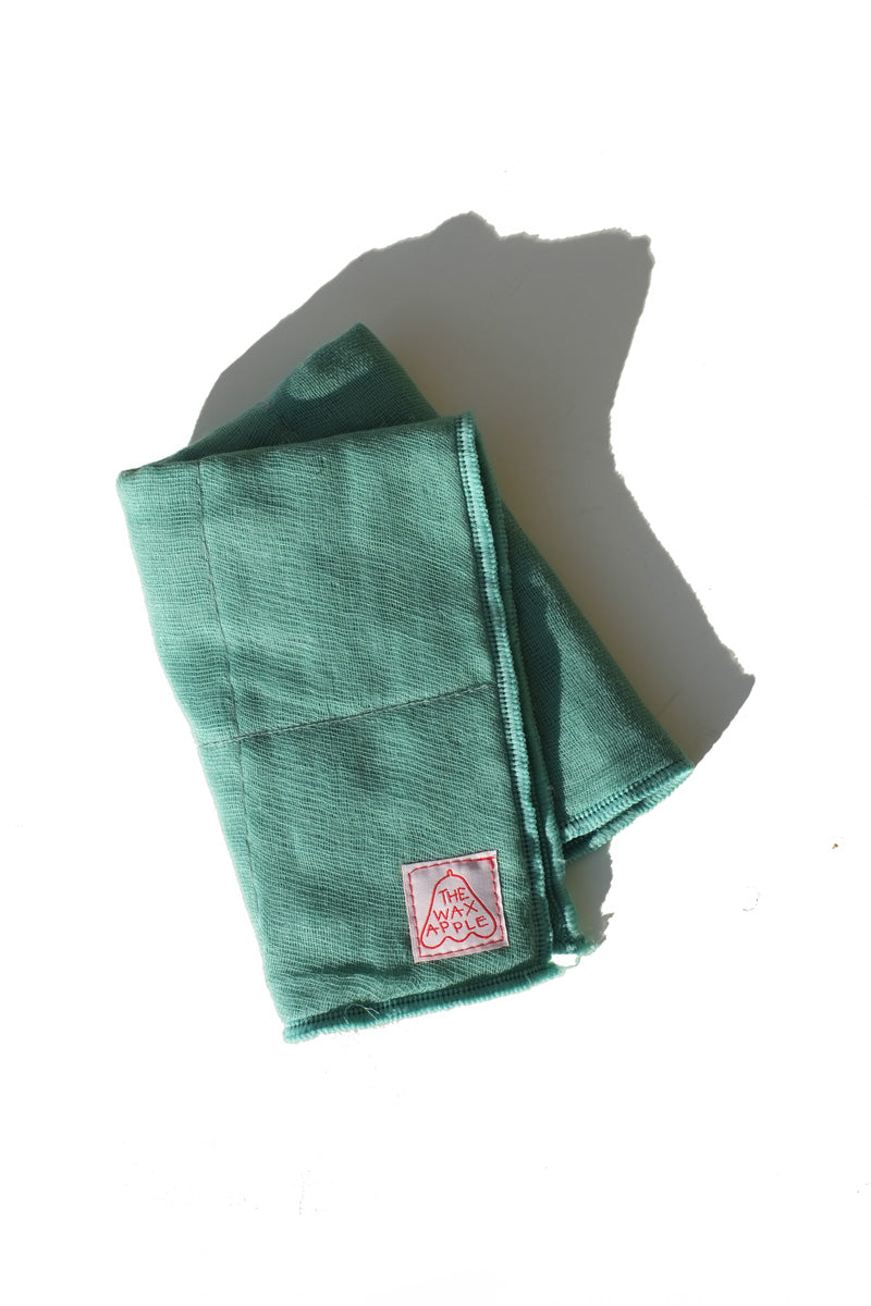 cotton gauze towel - turquoise