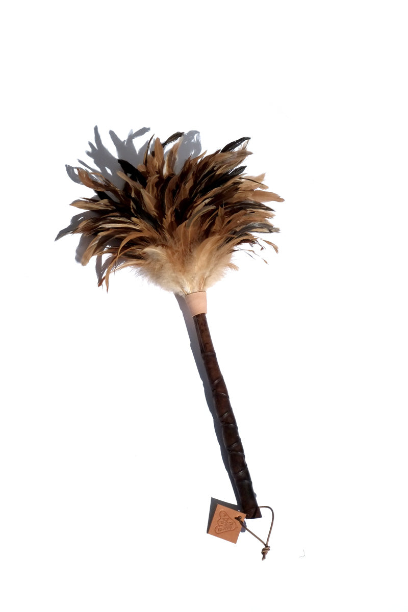 bamboo feather duster - black