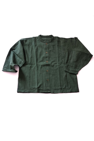 huichung - linen button down shirt /small
