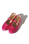 *PREORDER* mary jane flats - satin magenta