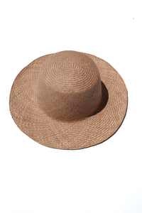 rush grass - solid edged sun hat
