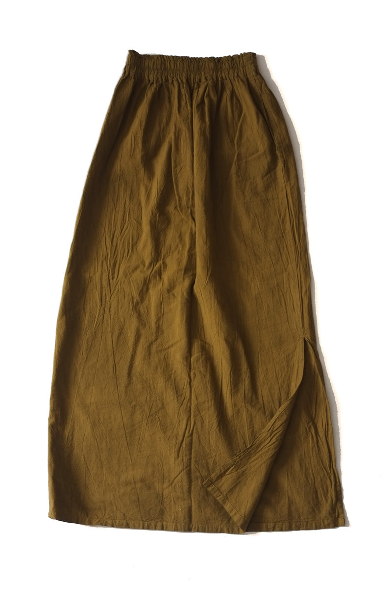 huichung - single slit cotton skirt