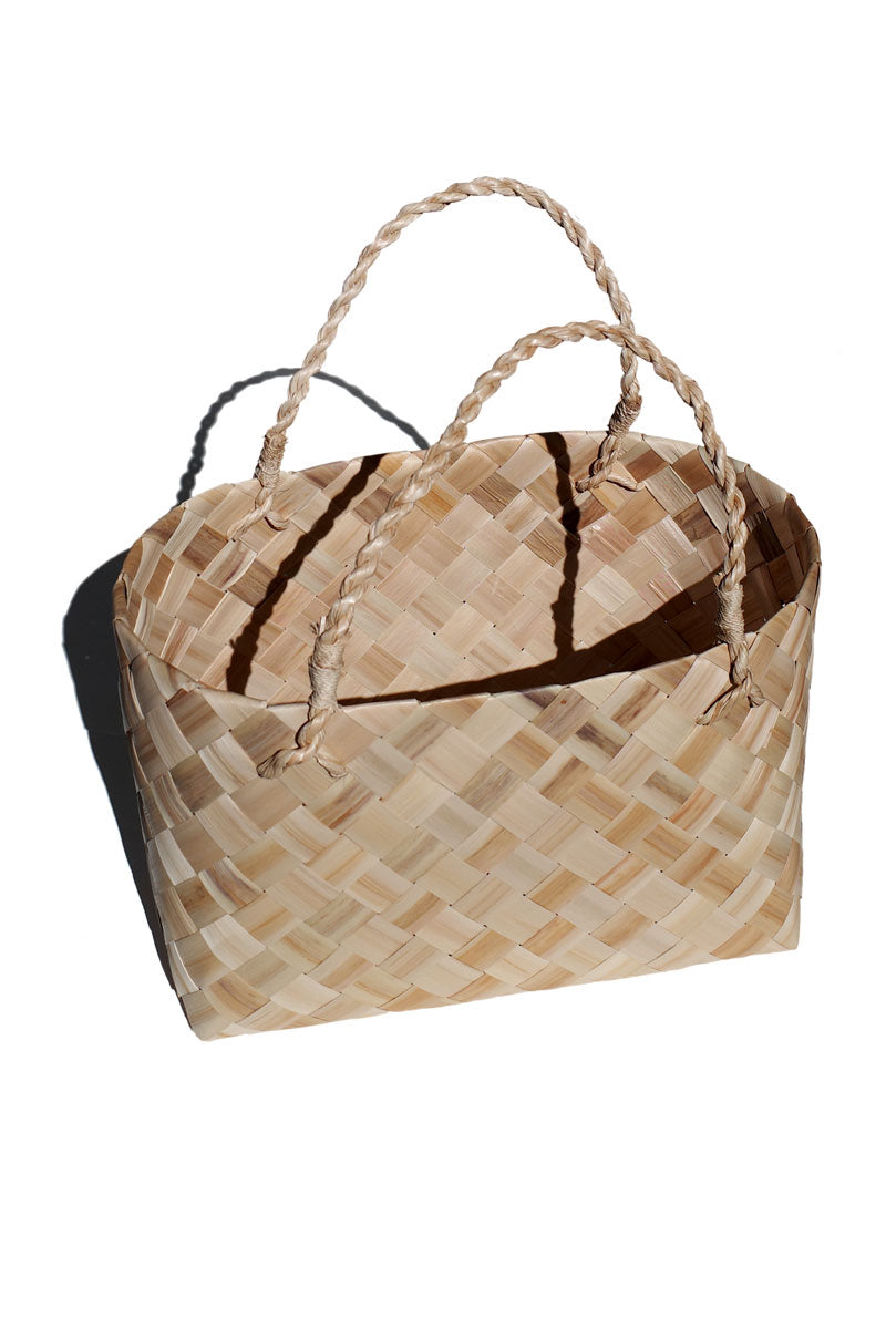 shell ginger woven basket - X large