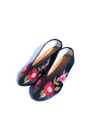 *PREORDER* embroidered theater shoes - navy