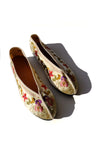 *PREORDER* embroidered theater shoes - cream