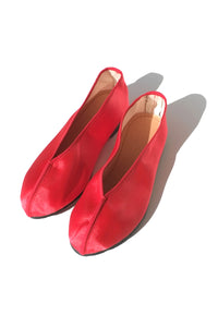 theater shoes - solid red