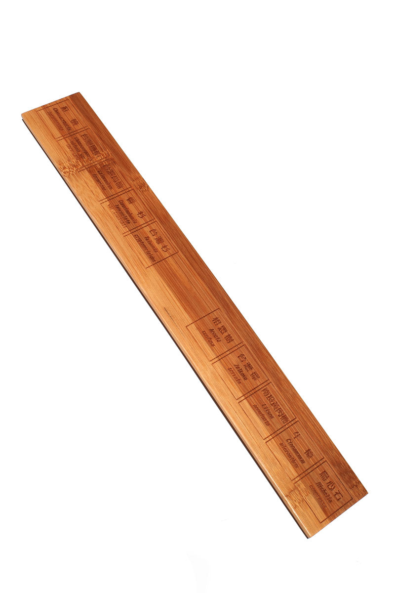 Taiwanese wood inlay ruler – The Wax Apple